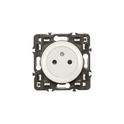 Prise De Courant Borne Automatique Avec Terre Céliane - Blanc Composable - Legrand