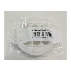 Enjoliveur Blanc 2 Prises Audio Video Triple RCA Ou YUV Celiane LEGRAND 068214