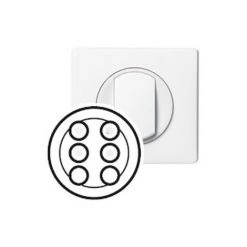 Enjoliveur Blanc 2 Prises Audio Video Triple RCA Ou YUV Celiane LEGRAND 068214 4 Enjoliveur Blanc 2 Prises Audio Video Triple RCA Ou YUV Celiane LEGRAND 068214 -LEGRAND Soldes 9555247 3