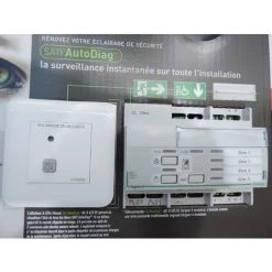 Kit Pour Alimentation Et Surveillance Des BAES ECO1 Et ECO2 Sati Autodiag PAP Telecommande + Afficheur LED LEGRAND 062500 -LEGRAND Soldes 9555746 4