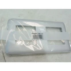 Plaque Double Aluminium 2X2 Modules Verticale Pour Appareillage Mural Prog MOSAIC LEGRAND 079022