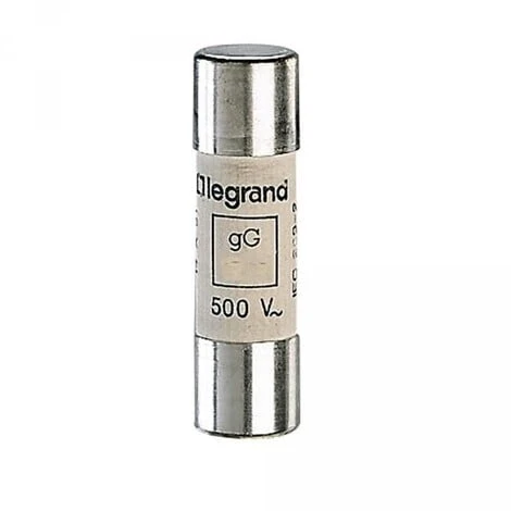 Legrand 014306 - Fusible cylindrique gG 6A 14x51mm 500V - Sans percuteur - noir Legrand 014306 - Fusible Cylindrique GG 6A 14x51mm 500V - Sans Percuteur - Noir -LEGRAND Soldes 9762177 1